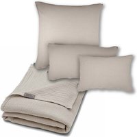 Hutch&Putch Musselin-Sommerbundle für warme Nächte (Sommerdecke 220x135 + Kopfkissenbezug nach Wahl) aus 100% Bio-Baumwolle - Handmade in Germany und Europa