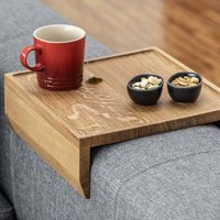 kleiderleiter_de Sofatablett/ Couchablage NOVA aus Eiche kleiderleiter_de Sofatablett/ Couchablage NOVA aus Eiche