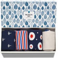 The Arctic Bay Die Arctic Box - Serendipia-Edition - 4 Paar Socken