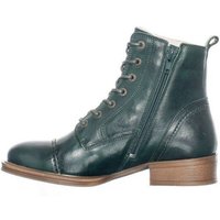Ten Points gefütterte Schnürstiefel, Pandora Boots, vegetabil gegerbtes Leder