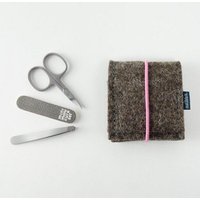 matilda k. manufaktur mini-maniküre-set 'ella' aus Wollfilz mit Rundgummi-Verschluß in vielen Farben