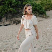NORDLICHT Damen Musselin Crop Top aus Bio-Baumwolle MAILIN