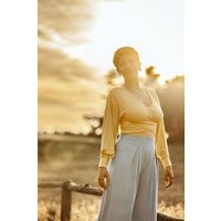 Vivien Joy High Waist Hose mit Falten - Farrah Comfy Pants
