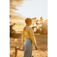 Vivien Joy High Waist Hose mit Falten - Farrah Comfy Pants