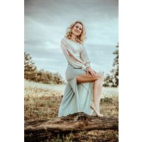 Vivien Joy High Waist Hose mit Schlitz - Farrah Comfy Pants mit Schlitz