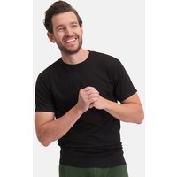 Bamboo Basics Rundhals T-Shirt RUBEN aus Bambusviskose / Biobaumwolle (2er Pack)