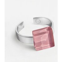 ALEXASCHA Geometrischer Ring aus Glas, mini | PUREFORM