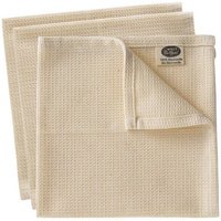 weltPartner 3er-Set Spültücher aus Bio-Baumwolle, 30x30 cm