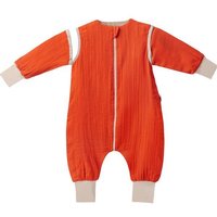Mababu 0.5 TOG Musselin Sommerschlafsack mit Füßen & abnehmbaren Ärmeln