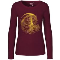HANDGEDRUCKT "Medusa" Frauen Longsleeve Neutral