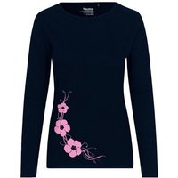 HANDGEDRUCKT "Hibisken" Frauen Longsleeve Neutral