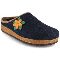 Tuffeln Vegane Damen Hausschuhe Filzclogs Blumig