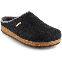Tuffeln Vegane Hausschuhe im Tiroler Clogs Design - Unisex Filzpantoffeln mit Korkfußbett