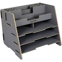 WERKHAUS Schreibtisch-Organizer Dunkelgrau