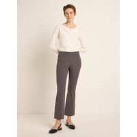 LANIUS Hose mit ausgestelltem Bein aus Bio-Baumwolle und Comfort Stretch