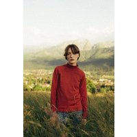 Kopyto Damen Strick Pullover Stehkragenpullover aus 100% Merinowolle RWS-zertifiziert Eco