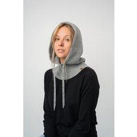 Kopyto Feinstrick Balaclava CAPYBARA Plüsch Wollkapuze 100% Merinowolle RWS-zertifiziert Eco