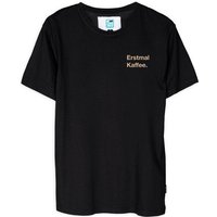 GARY MASH Shirt Erstmal Kaffee. aus Biobaumwolle