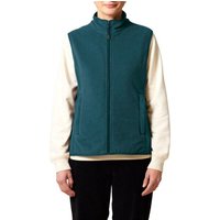YTWOO Damen ärmellose Fleecejacke enganliegend aus 100% recyceltem Polyester