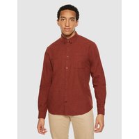 KnowledgeCotton Apparel Flanellhemd- Elder Regular Fit - aus Biobaumwolle