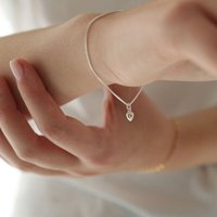 BELLYBIRD Jewellery Armband - kleines Herz, Anhänger/ Silber/ Silber emailliert/ Silber vergoldet
