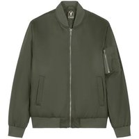 YTWOO Klassische Unisex Bomberjacke aus 100% Recyceltem Polyester