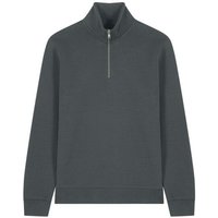 YTWOO Basic Unisex Quater-Zip-Sweatshirt Nachhaltig