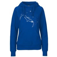 HANDGEDRUCKT "Sternstunde" Frauen Hoody Neutral