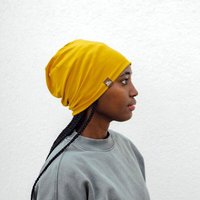 Liebe Deinen Planeten Jersey Beanie Basic aus Bio Baumwolle in 3 Größen - Damen & Herren | lokal handgefertigt in Tirol
