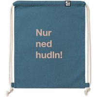 GARY MASH Gym Bag Nur ned hudln! aus extra robuster Biobaumwolle