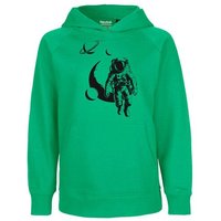 HANDGEDRUCKT "Spacewalk" Kinder Hoody Neutral