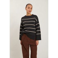 Basic Apparel Gestreifter Pullover WINIE aus Bio-Baumwolle