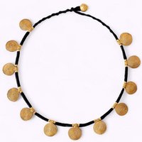 KIKOONI Dokra Kette "Groovy Shields"
