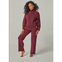 YOU LOOK PERFECT Merino Loungewear Set „Strickpullover Eve & Strickhose Elisa"