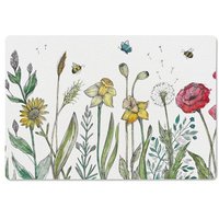 LIGARTI Holzbrettchen - Blumenwiese