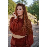 Vivien Joy Crop Cordpullover - Marleen Crop Pulli