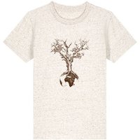 Life-Tree Organic Fairwear Shirt Kids Weltenbaum | Pink/Vintage White/Bright Blue/Teal Monstera/Peach/Eco Heather/Ocre