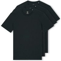 YTWOO 3er Pack Iconic Basic Unisex T-Shirt aus 100% Biobaumwolle|Essential Farben|Fair|Nachhaltig