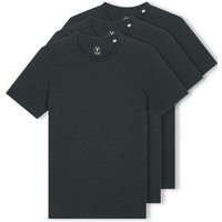 YTWOO 3er Pack Iconic Basic Unisex T-Shirt aus 100% Biobaumwolle|Essential Farben|Fair|Nachhaltig