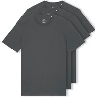 YTWOO 3er Pack Iconic Basic Unisex T-Shirt aus 100% Biobaumwolle|Essential Farben|Fair|Nachhaltig
