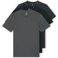 YTWOO 3er Pack Iconic Basic Unisex T-Shirt aus 100% Biobaumwolle|Essential Farben|Fair|Nachhaltig