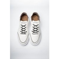 AGAZI EMI LOW - grape leather sneakers (vegan, plant-based)