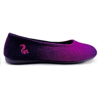 Hausschuh "thies ® Eco Shade Ballerina" aus weichem, recyceltem Wollfilz
