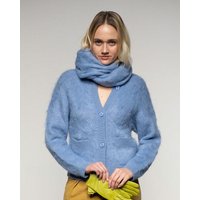 Alma & Lovis Kuschelige Wohlfühljacke aus gebrushtem Alpakastrick | Brushed Jacket