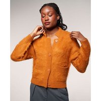 Alma & Lovis Kuschelige Wohlfühljacke aus gebrushtem Alpakastrick | Brushed Jacket