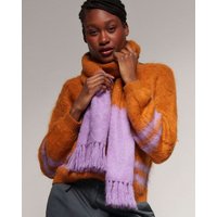 Alma & Lovis Flauschiger Strickschal aus gebrushter Alpakawolle | Brushed Scarf