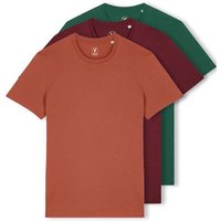 YTWOO 3er Pack Iconic Basic Unisex T-Shirt aus 100% Biobaumwolle| Viele Farbkombinatioben|Fair|Nachhaltig