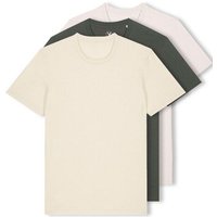 YTWOO 3er Pack Iconic Basic Unisex T-Shirt aus 100% Biobaumwolle| Viele Farbkombinatioben|Fair|Nachhaltig