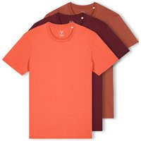 YTWOO 3er Pack Iconic Basic Unisex T-Shirt aus 100% Biobaumwolle| Viele Farbkombinatioben|Fair|Nachhaltig