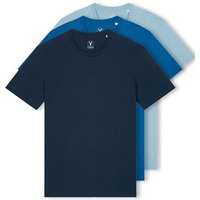 YTWOO 3er Pack Iconic Basic Unisex T-Shirt aus 100% Biobaumwolle| Viele Farbkombinatioben|Fair|Nachhaltig